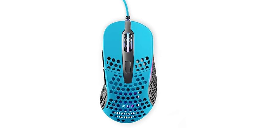 Xtrfy M4ブルー Razer MouseBungeeV2 セット Xtrfy、全世界5000個の限定生産ゲーミングマウス「M4 RGB TOKYO